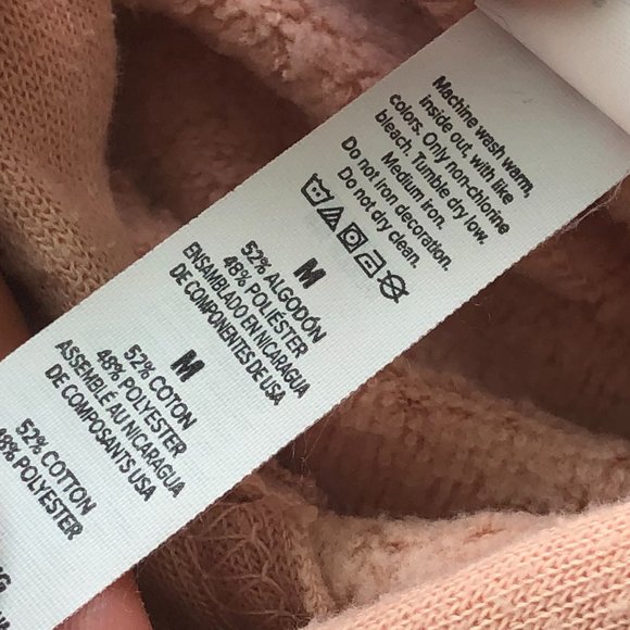 Pink Grand Cayman Cropped Hoodie by Bella + Canvas, size M - Picture 4 of 4